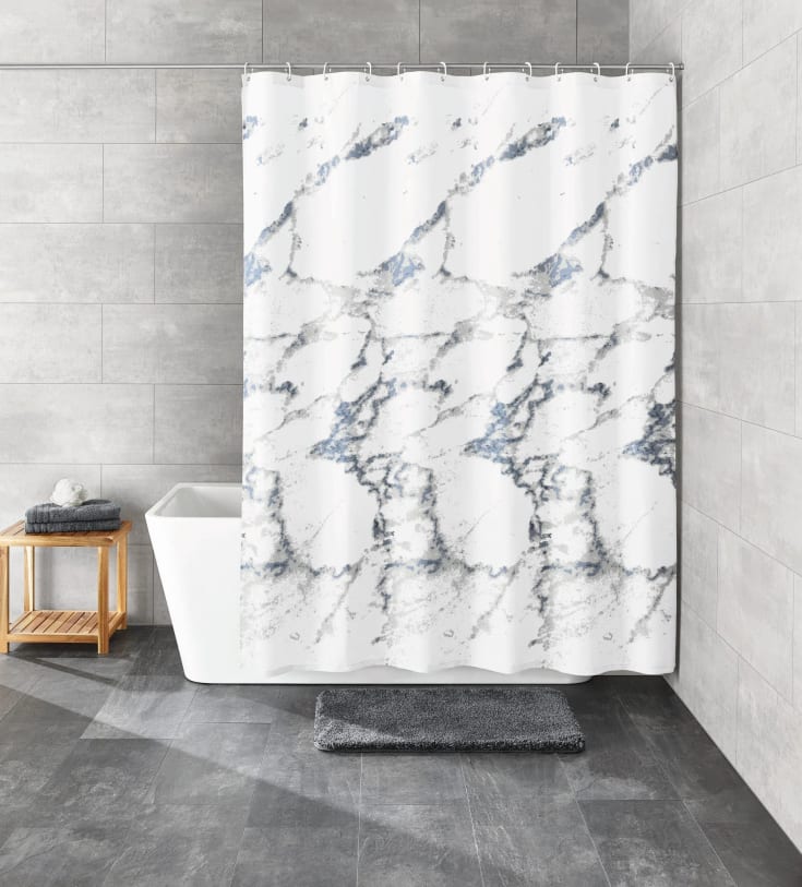 Kleine Wolke Marble dusjforheng, 180x200 cm, mønster