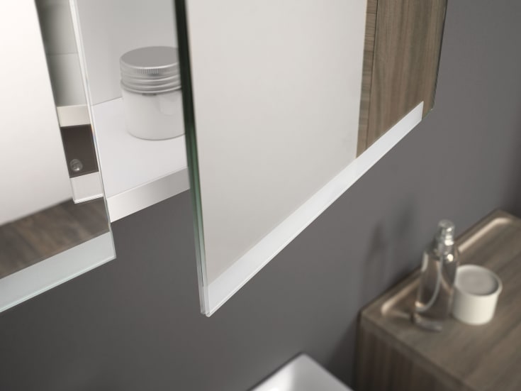 Geberit One spejlskab, 105x90 cm, sort