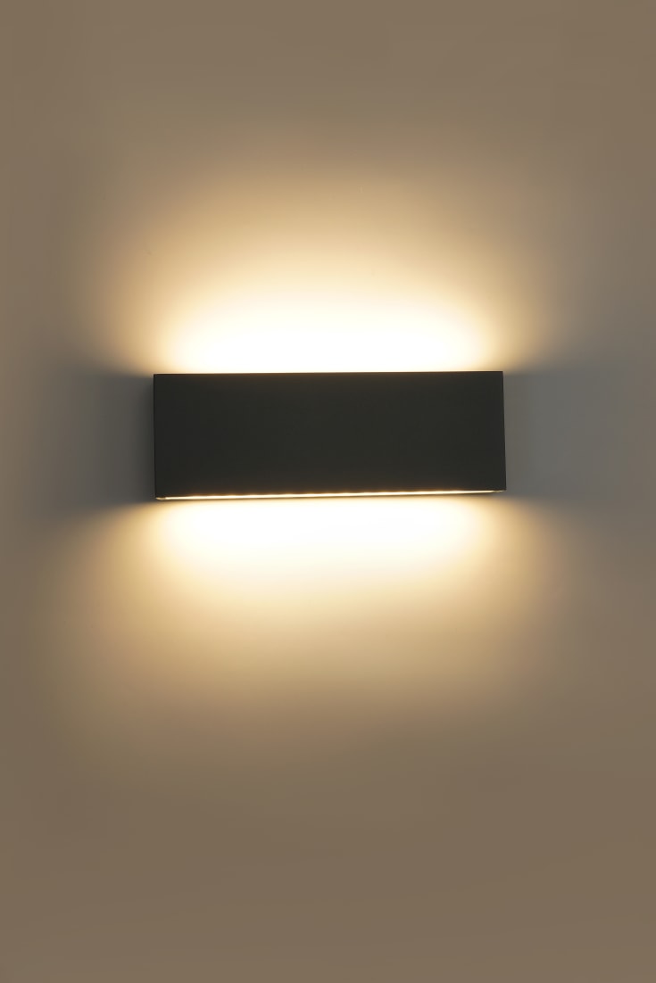 BARI Vegglampe Maxi 2x12W CCT svart