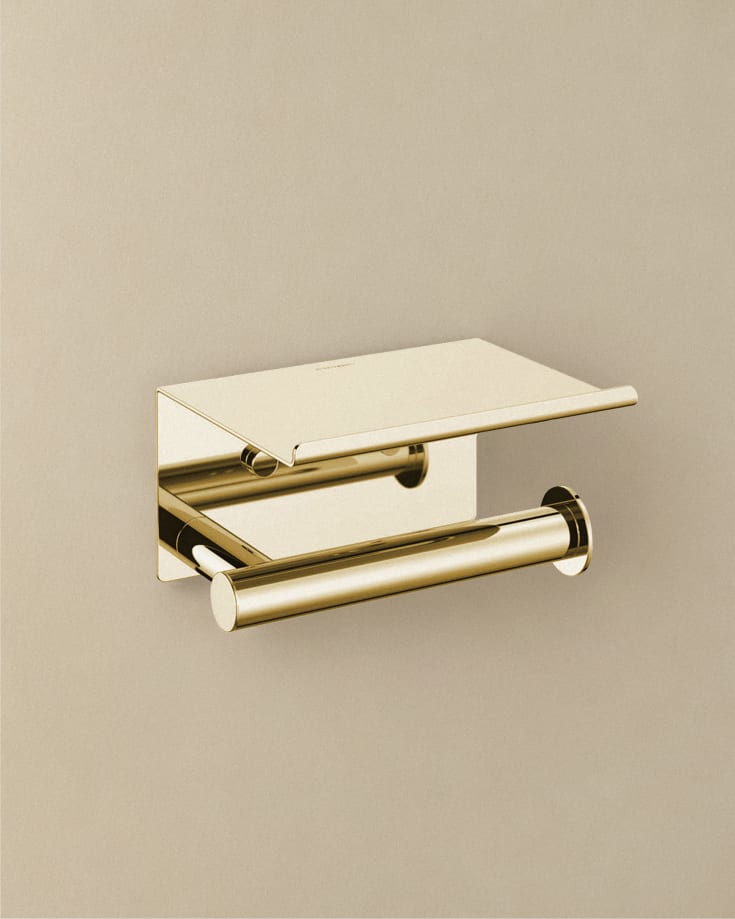 Cosmic Architect S+ toalettpappershållare, guld
