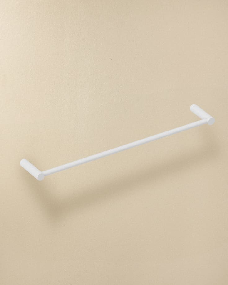 Cosmic Logic håndklædestang, 39,5 cm, mat hvid