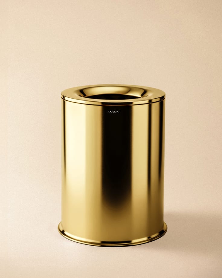 Cosmic Architect S+ papperskorg, 5 liter, guld