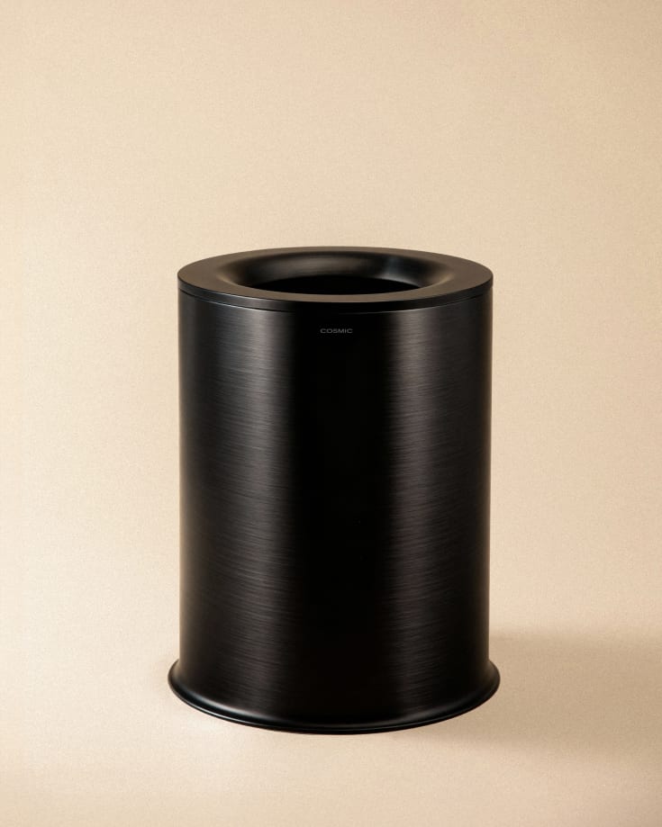 Cosmic Architect S+ papperskorg, 5 liter, borstad svart