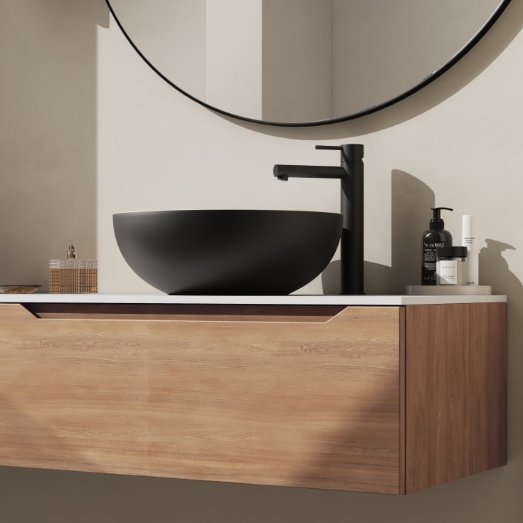 Linn Bad Emma servantskap, 2 Skuffer, 120x45,7x57 cm, eik