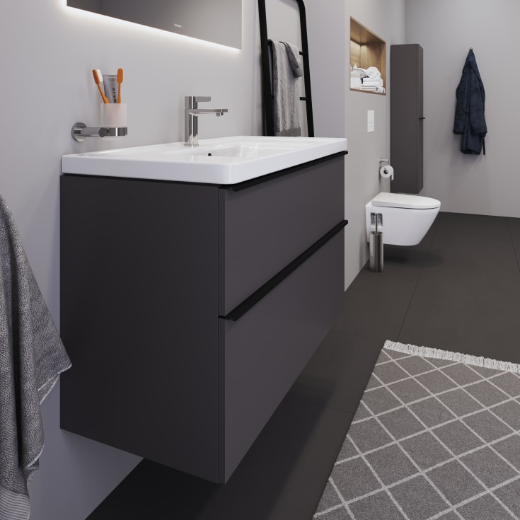 Duravit D-Neo möbelpaket, 100x48 cm, matt grå
