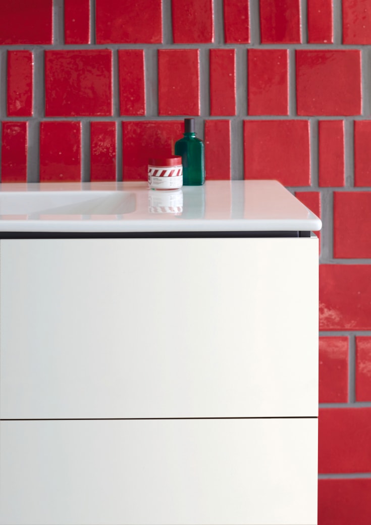 Duravit L-Cube tvättställsunderskåp, 122x48,1 cm, matt vit