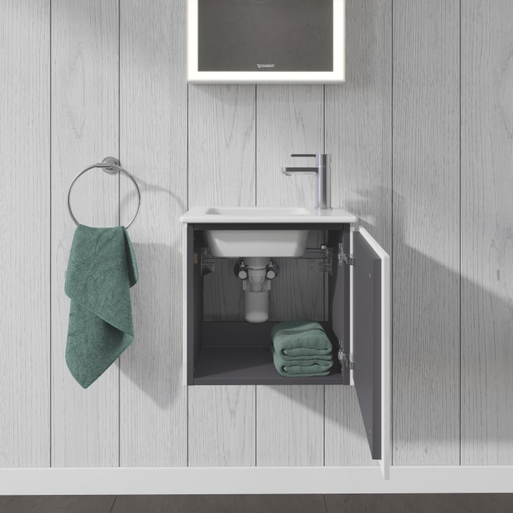 Duravit L-Cube servantskap, 42x29,4 cm, hvit høyglans