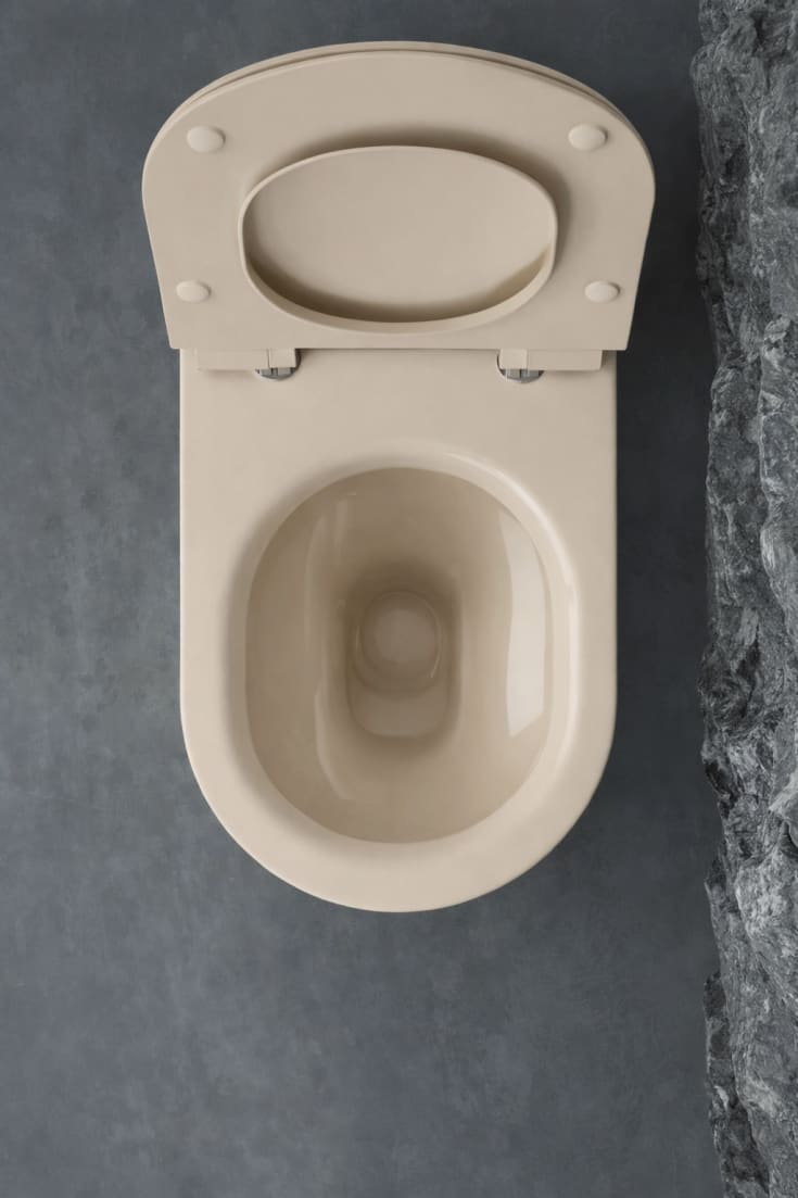 GSI Tono toalett, back-to-wall, utan spolkant, beige