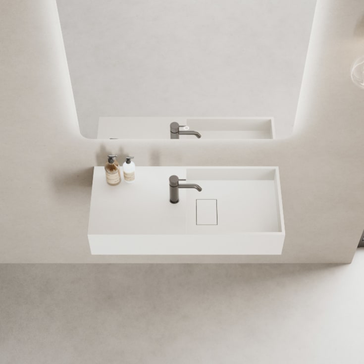 Copenhagen Bath Nordland 75 servant, 75x32,5 cm, hvit matt