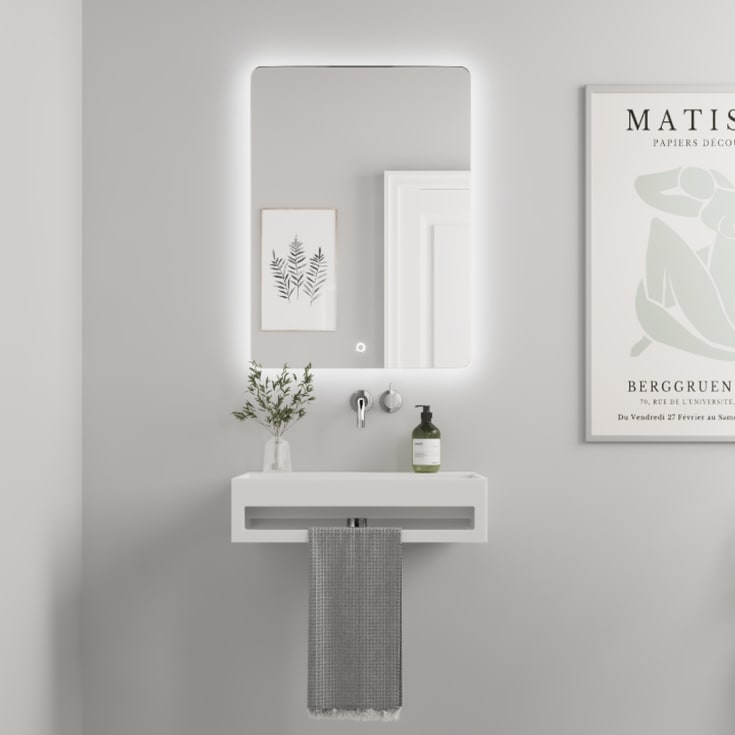 Copenhagen Bath Sandfjord 60 servant, 60x40 cm, hvit matt