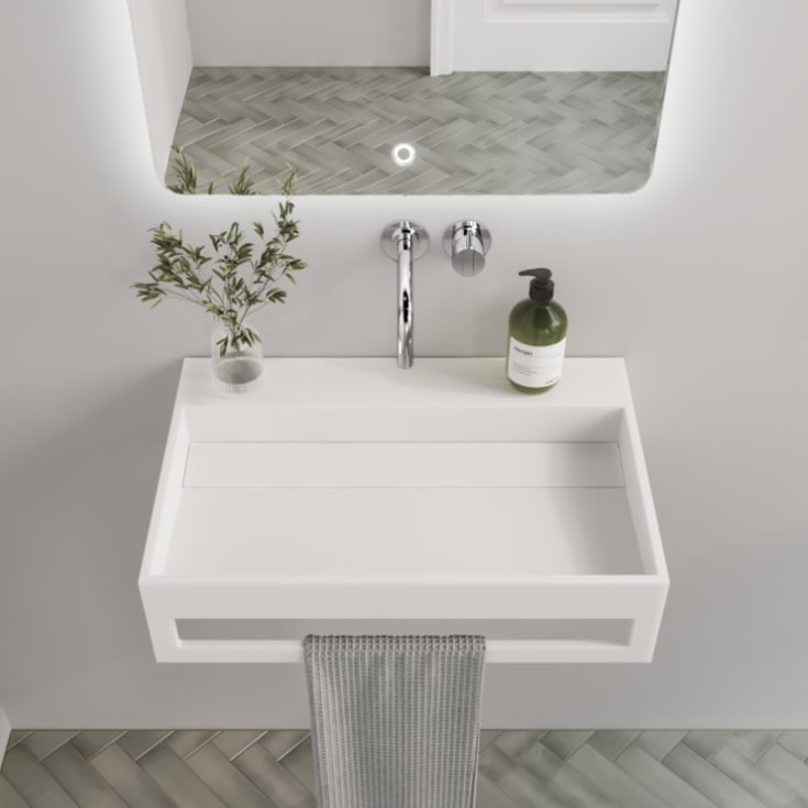 Copenhagen Bath Sandfjord 60 servant, 60x40 cm, hvit matt
