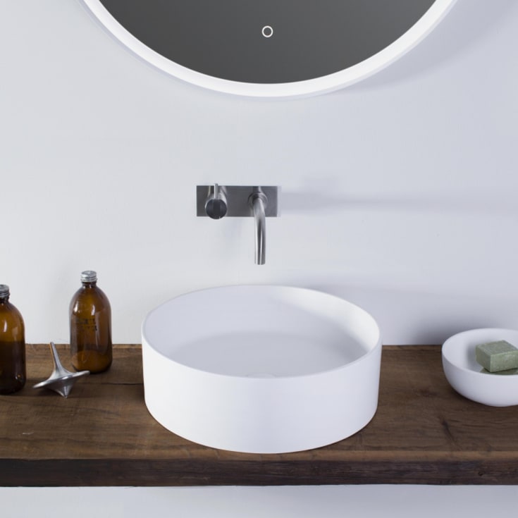 Copenhagen Bath Stockholm servant, Ø40 cm, hvit matt