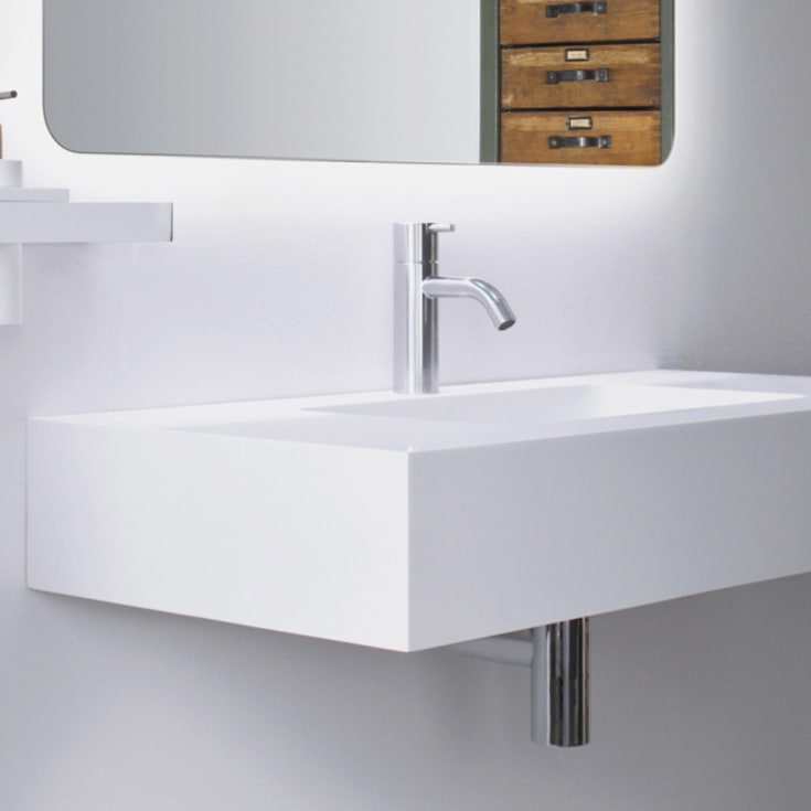 Copenhagen Bath Furesø 80 servant, 80x40 cm, hvit matt