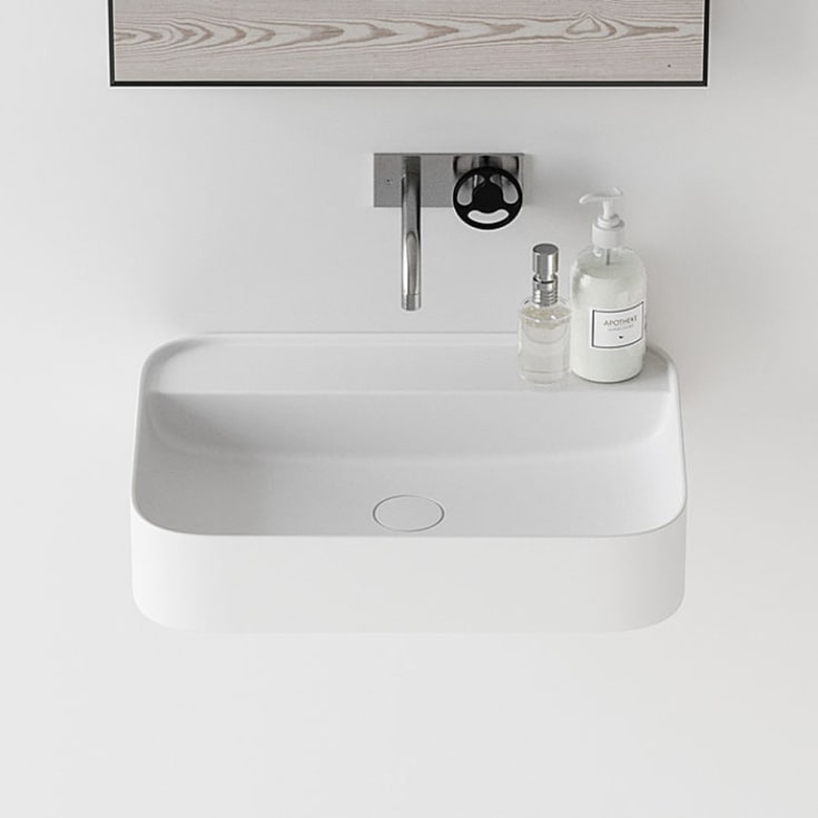 Copenhagen Bath Yuno WA 55 servant, 55x41 cm, hvit matt