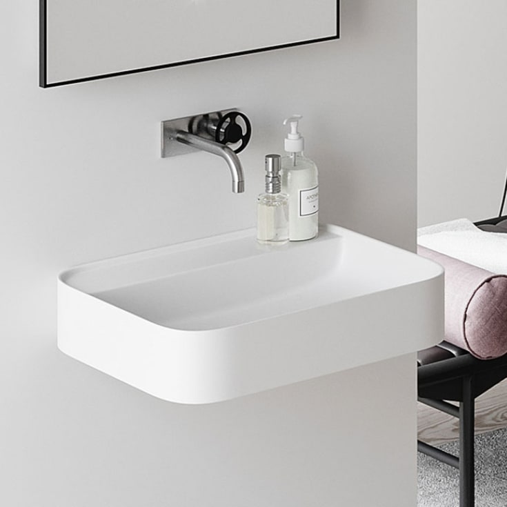 Copenhagen Bath Yuno WA 55 servant, 55x41 cm, hvit matt