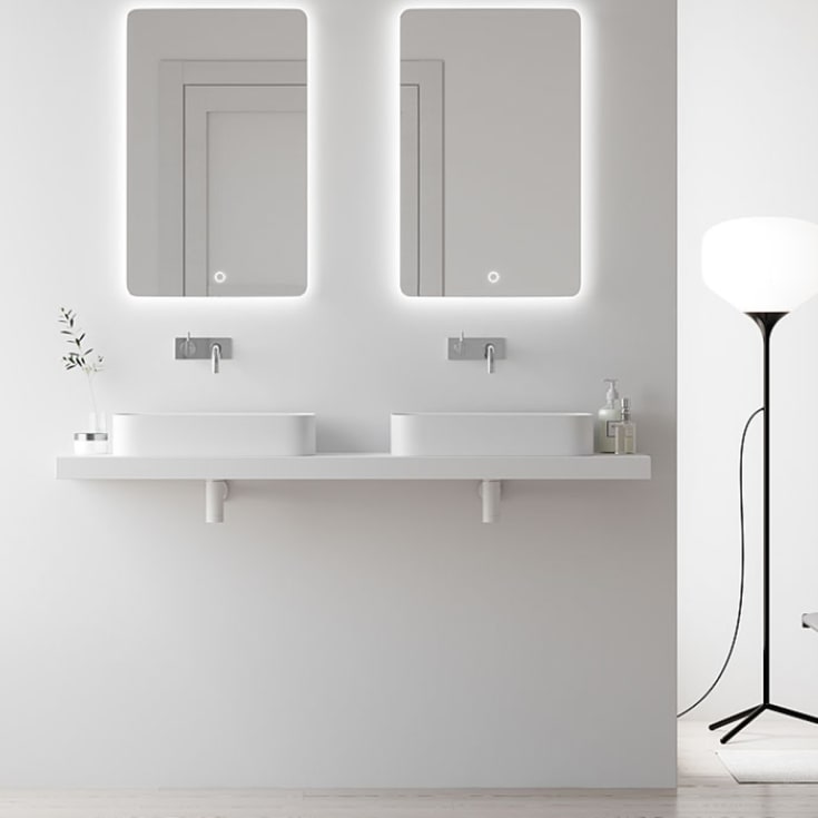 Copenhagen Bath Yuno TA 55 servant, 55x34 cm, hvit matt