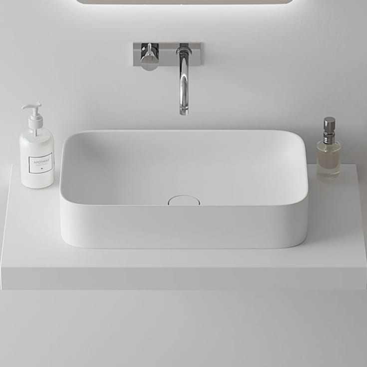 Copenhagen Bath Yuno TA 55 servant, 55x34 cm, hvit matt
