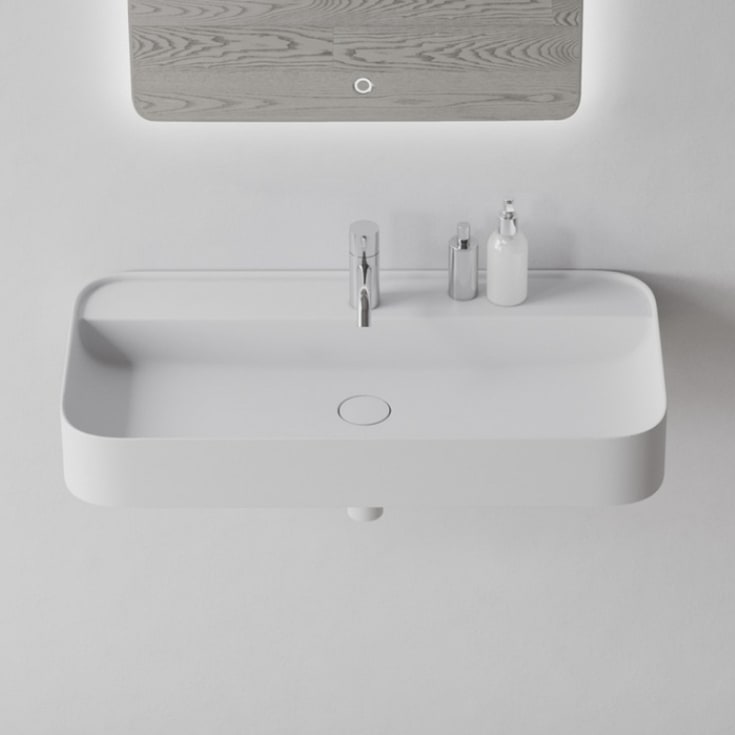 Copenhagen Bath Yuno WA 80 servant, 80x41 cm, hvit matt