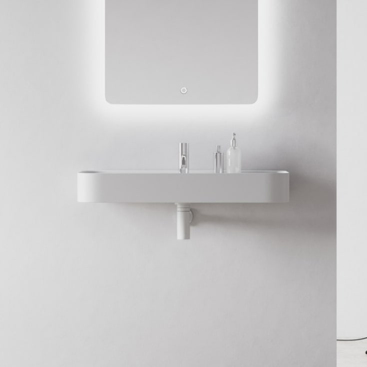 Copenhagen Bath Yuno WA 80 servant, 80x41 cm, hvit matt