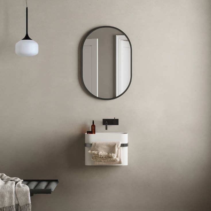 Copenhagen Bath Yuno Rail 41 servant, 41x24 cm, hvit matt
