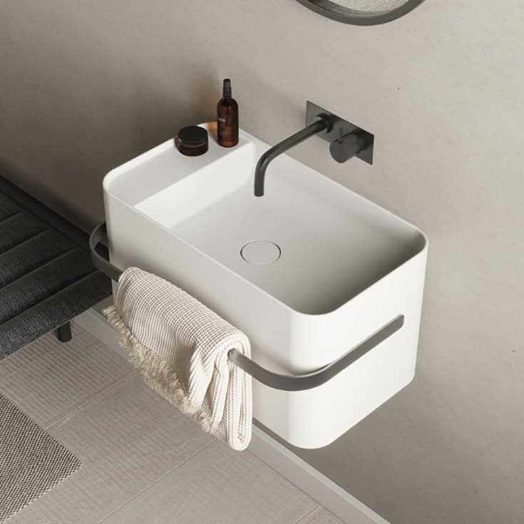 Copenhagen Bath Yuno Rail 55 servant, 55x31 cm, hvit matt
