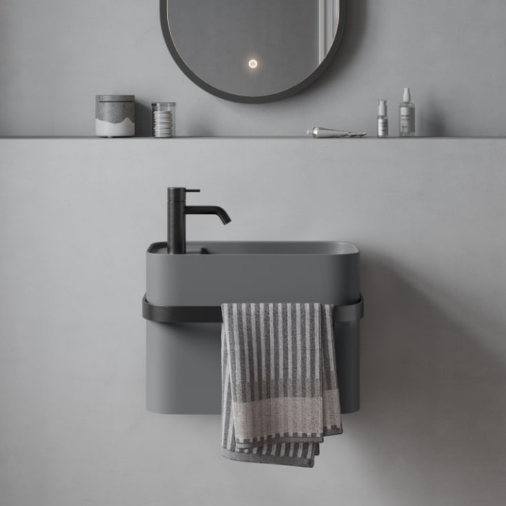 Copenhagen Bath Yuno Rail 41 Servant, 41x24x30 cm, grĂ¥ matt