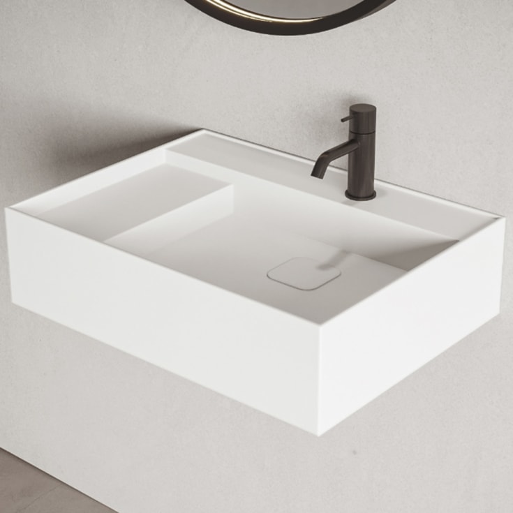 Copenhagen Bath Oslo 60 Servant, høyre, 60x45 cm, hvit matt
