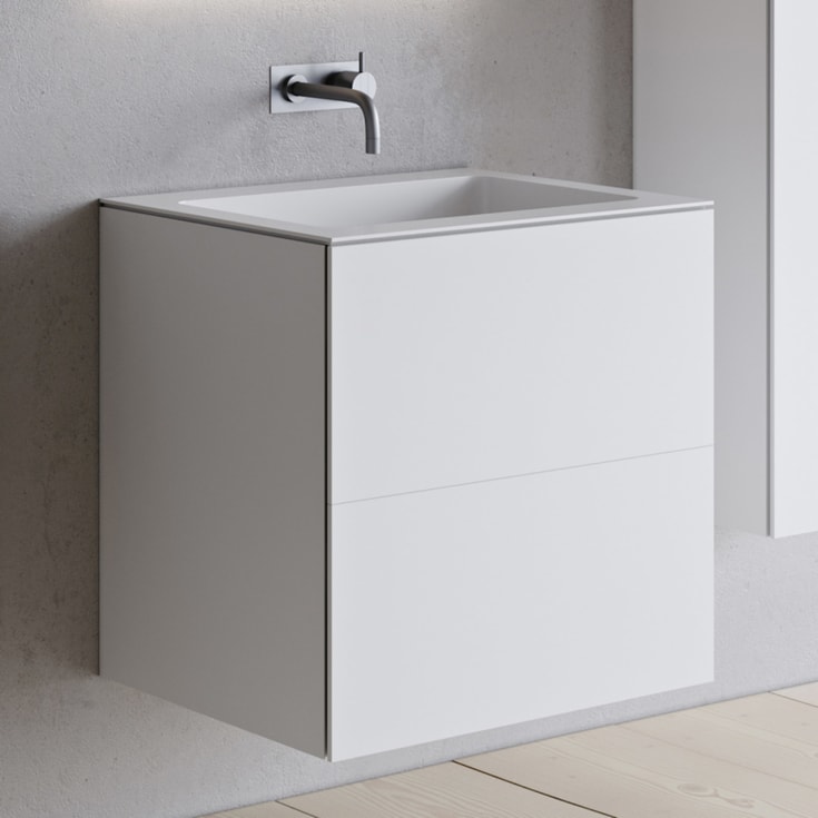 Copenhagen Bath SQ2 møbelservant, 60x45 cm, hvit matt