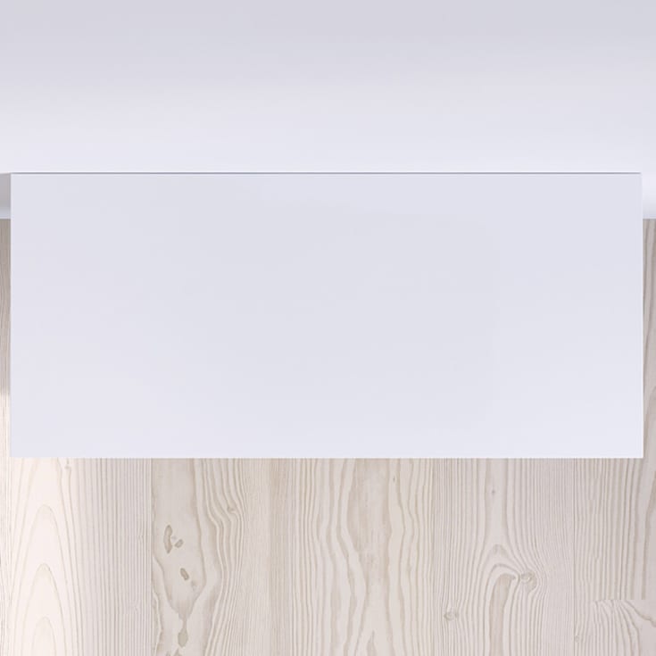 Copenhagen Bath SQ2 benkeplate, 100x45 cm, hvit matt