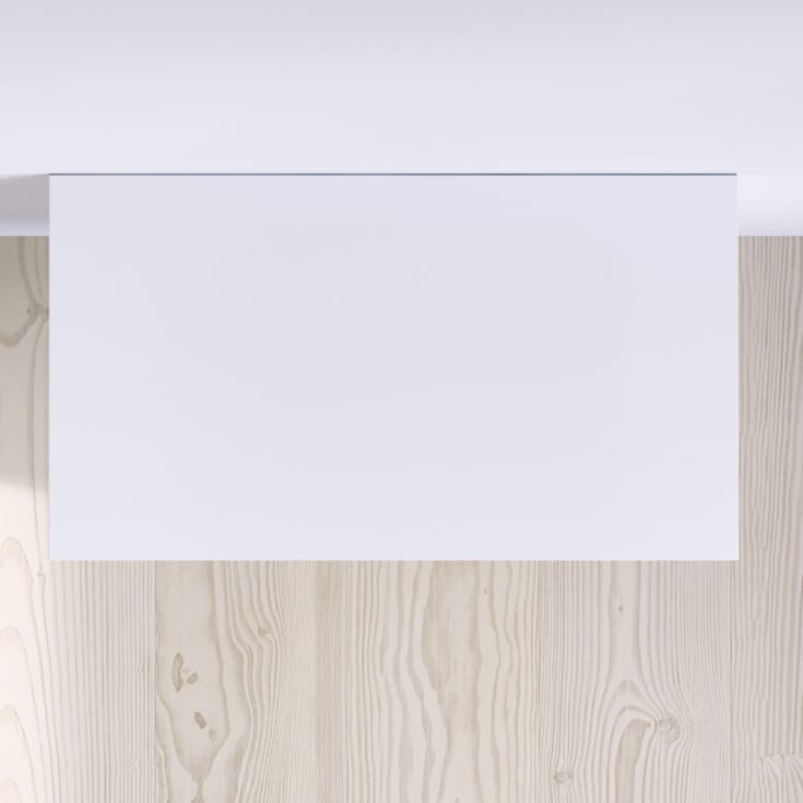 Copenhagen Bath SQ2 benkeplate, 80x45 cm, hvit matt