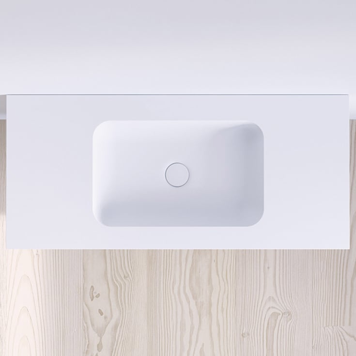 Copenhagen Bath SQ2 møbelservant, 100x45 cm, hvit matt