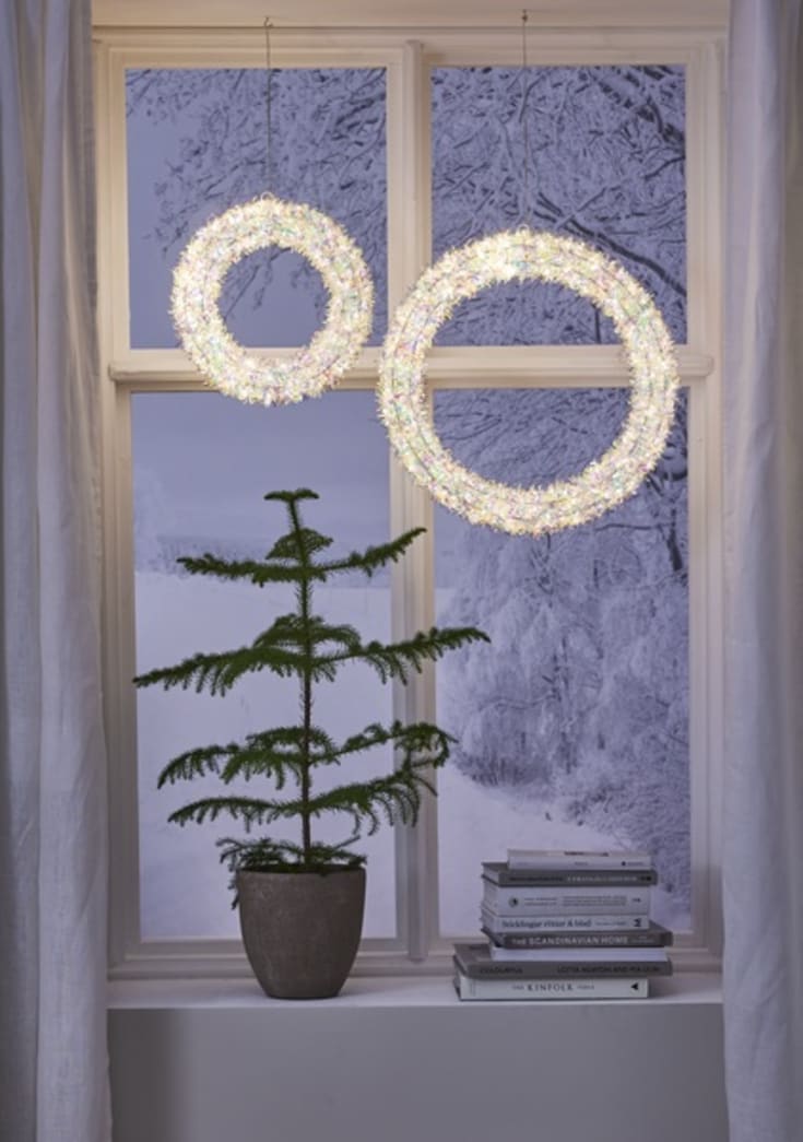 Star Trading Magic julkrans med ljus, Ø30 cm
