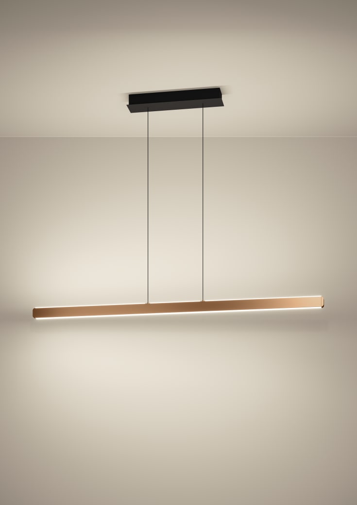 Eglo Ciggiano langbordspendel, brun