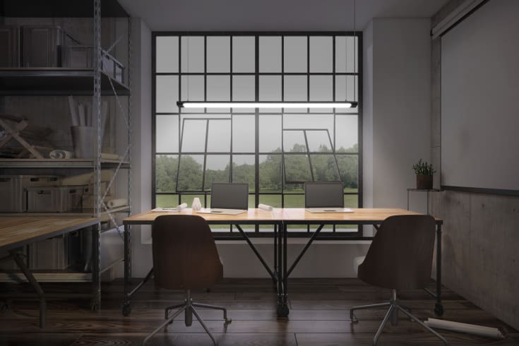 Osram Office Slab pendellampa, svart