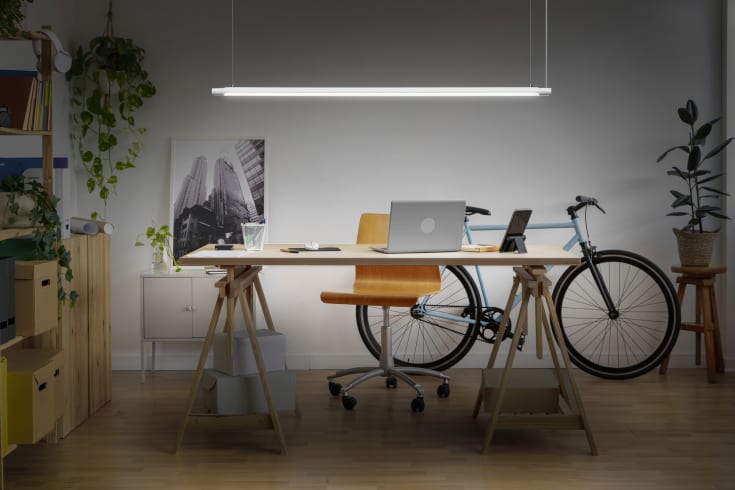 Osram Office Slab pendellampa, vit