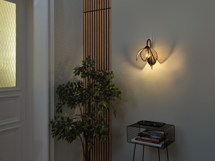 Osram Decor Rattan Lotus vägglampa