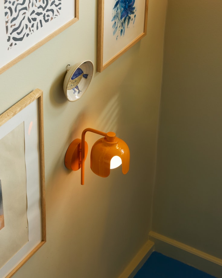 Osram Decor Corolle væglampe, orange