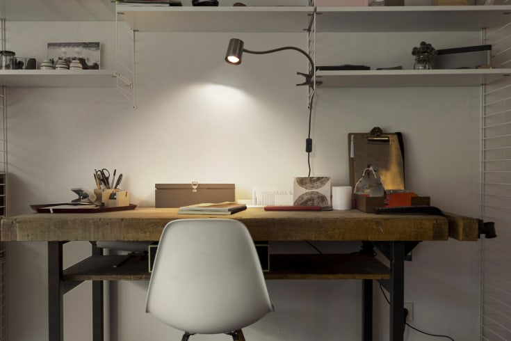 Osram Trapezium klemlampe, sort