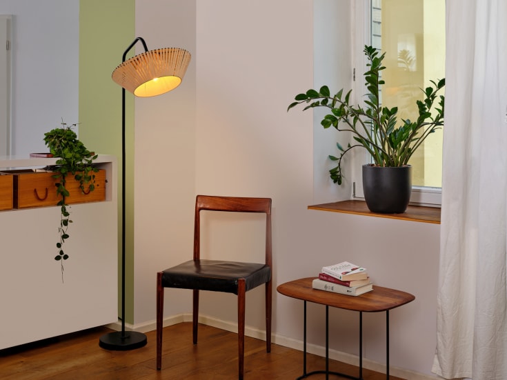 Osram Decor Stripes gulvlampe, beige