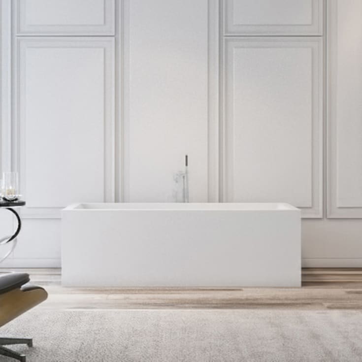 Copenhagen Bath Fredensborg frittstående badekar, 180x80 cm, hvit matt