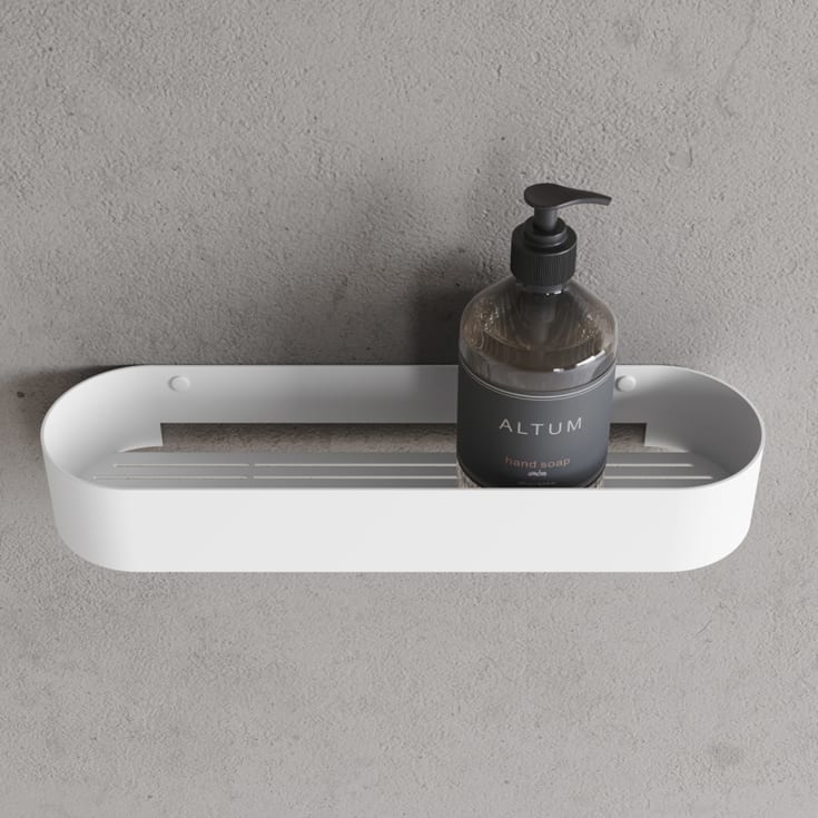 Copenhagen Bath CB 100 hylle, 40 cm, hvit matt