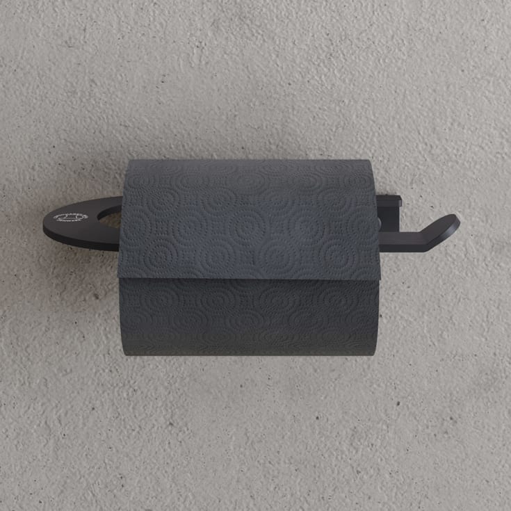 Copenhagen Bath CB 100 toalettrullholder, sort matt