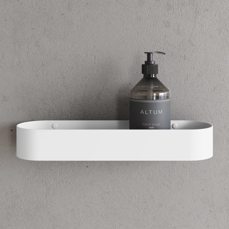 Copenhagen Bath CB 100 hylle, 40 cm, hvit matt