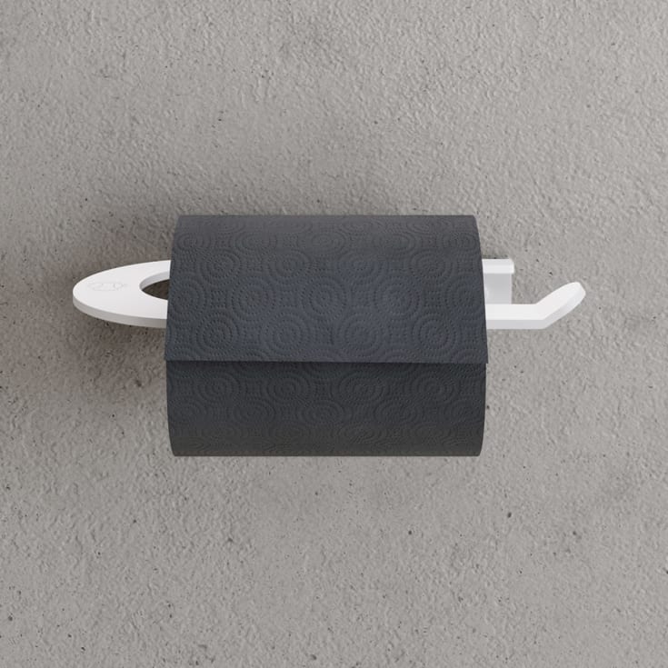 Copenhagen Bath CB 100 toalettrullholder, hvit matt