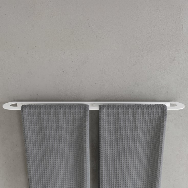 Copenhagen Bath CB 100 håndkleholder, 60 cm, hvit matt