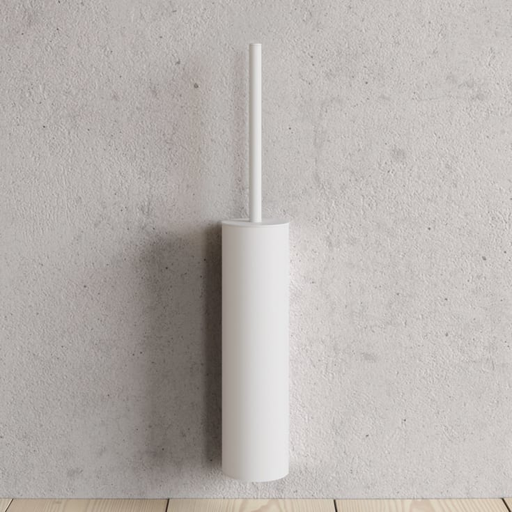 Copenhagen Bath CB 100 toalettbørste, vegghengt, hvit matt