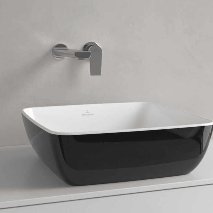 Villeroy & Boch Artis tvättställ, 41x41 cm, svart