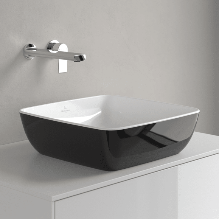 Villeroy & Boch Artis tvättställ, 41x41 cm, svart