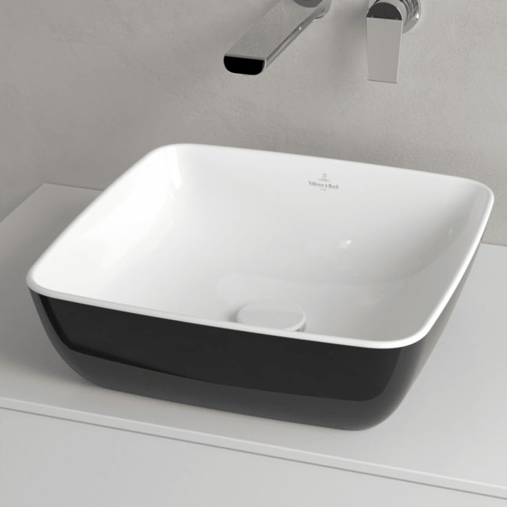 Villeroy & Boch Artis tvättställ, 41x41 cm, svart