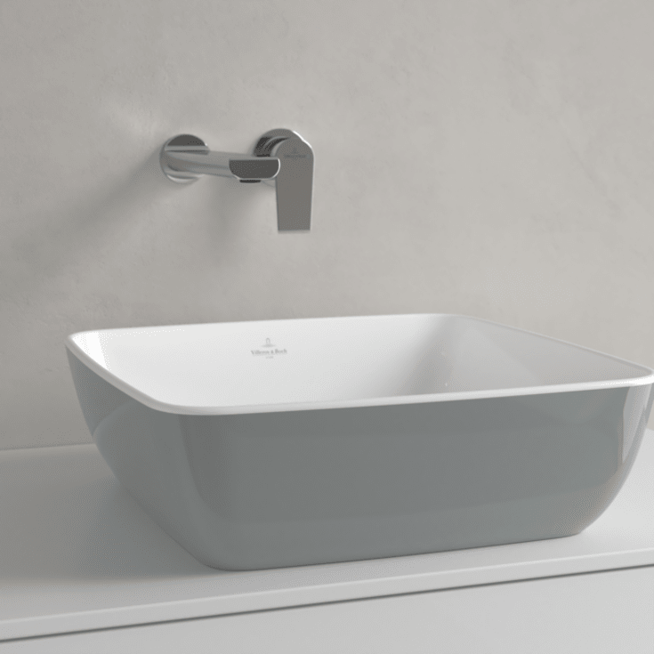 Villeroy & Boch Artis håndvask, 41x41 cm, grå